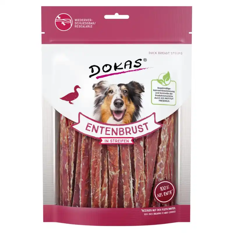 Autentický Dokas - Kachní prsa proužky 250g