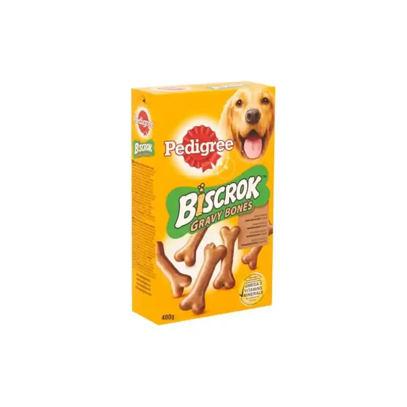 Pedigree Pochoutka Biscrok Gravy bones 400g Značkový