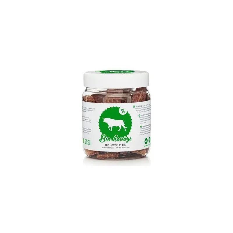 Aktuální Raw Raw pochoutka mrazem sušené BIO Hovězí plíce 50g