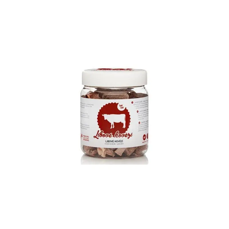 Raw Raw pochoutka mrazem sušené Hovězí libové maso 70g Nízká Cena