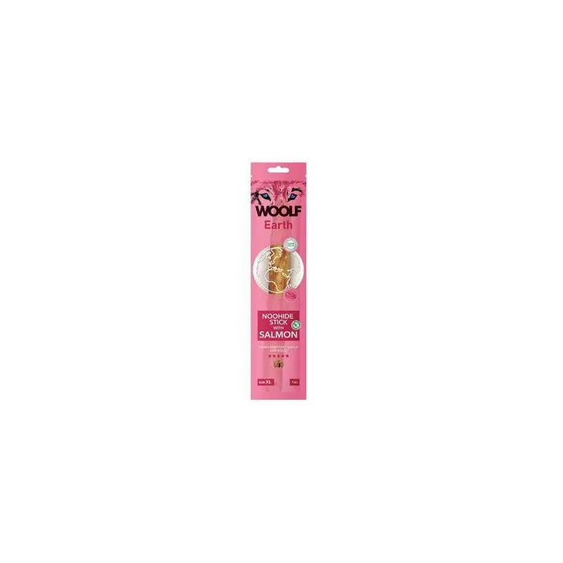 Woolf pochoutka Earth NOOHIDE XL Stick with Salmon 85g Sleva