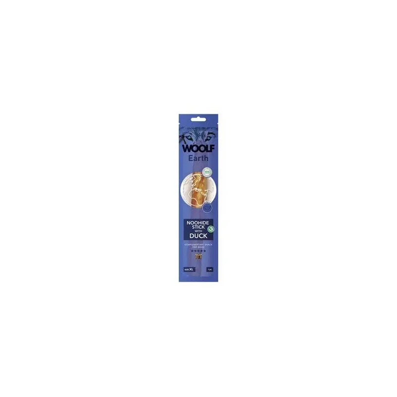 Woolf pochoutka Earth NOOHIDE XL Stick with Duck 85g Novinka