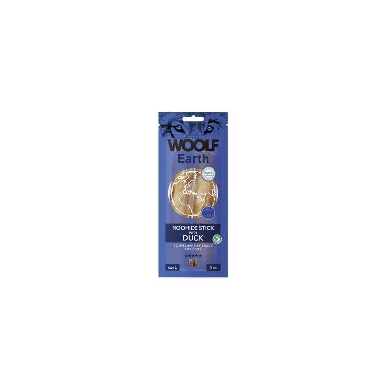 Woolf pochoutka Earth NOOHIDE L Sticks with Duck 85g Bezpečná Platba