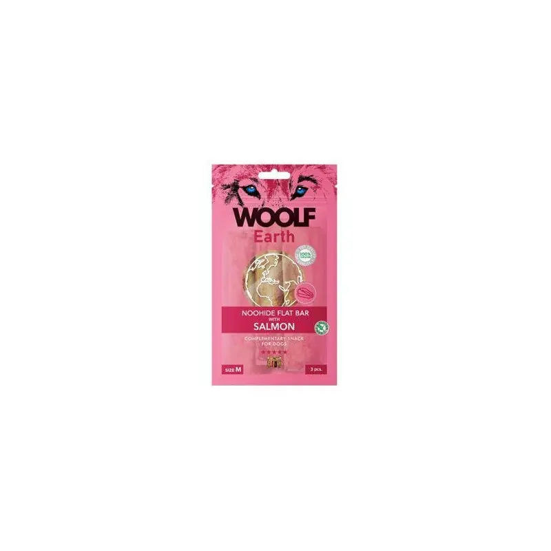 Woolf pochoutka Earth NOOHIDE M Salmon 90g Cenový Hit