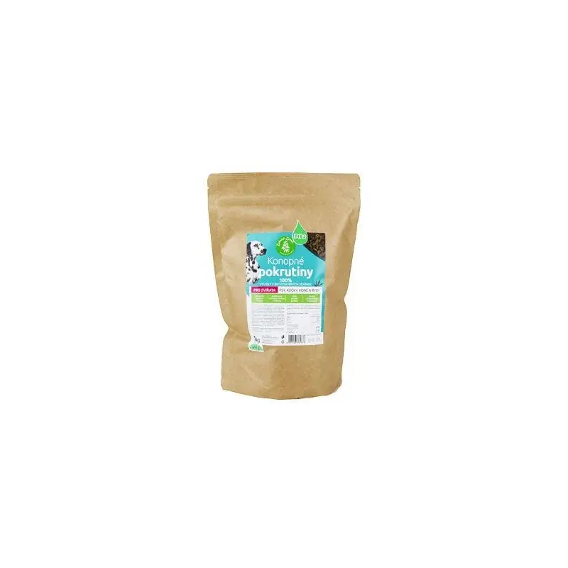 Rychlé Dodání Konopné pokrutiny ve formě výlisků/plátků BIO 1 kg