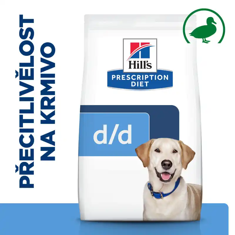 Hill‘s PD Dog D/D Alergen Free Skin & Food Sensitive Duck 12kg Dokud Zásoby Vydrží