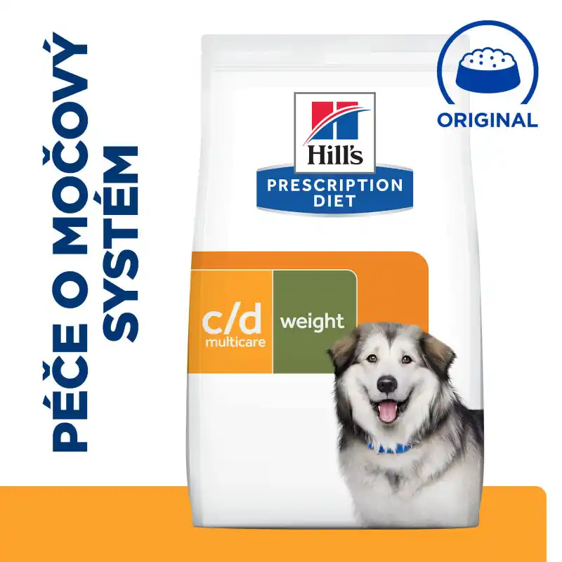 Hill‘s PD Dog C/D Metabolic & Multicare Urinary Struvite & Obesity Chicken 12kg Oblíbený