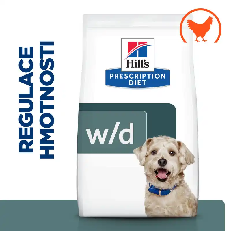 Hill‘s PD Dog W/D Diabetes & Weight Loss Chicken 4kg Ověřený