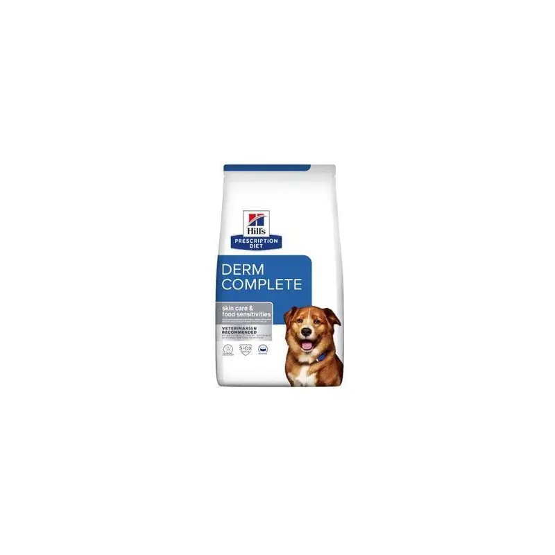 Rychlé Dodání Hill‘s PD Dog Derm Complete Alergen Free Skin & Food Sensitive 12kg