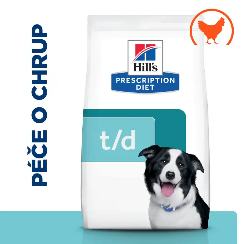 Levný Hill‘s PD Dog T/D Dental Care Chicken 4kg