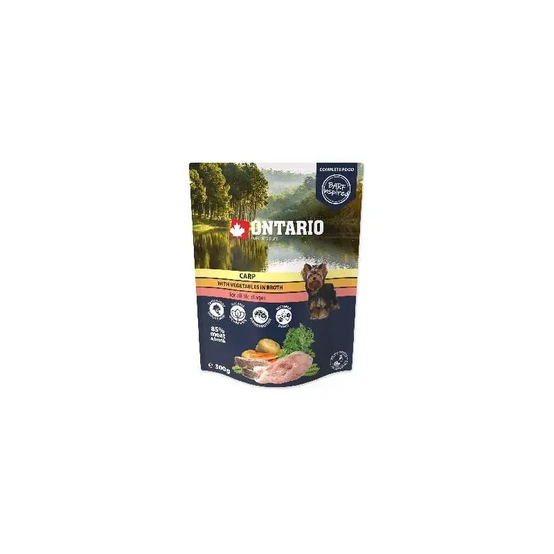 Sleva ONTARIO kaps. CARP with vegetables in broth 300g