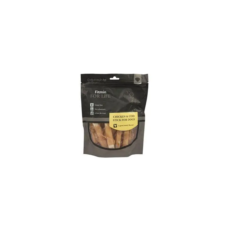 Pochoutka FFL dog treat chicken & cod stick 400g Vysoce Kvalitní