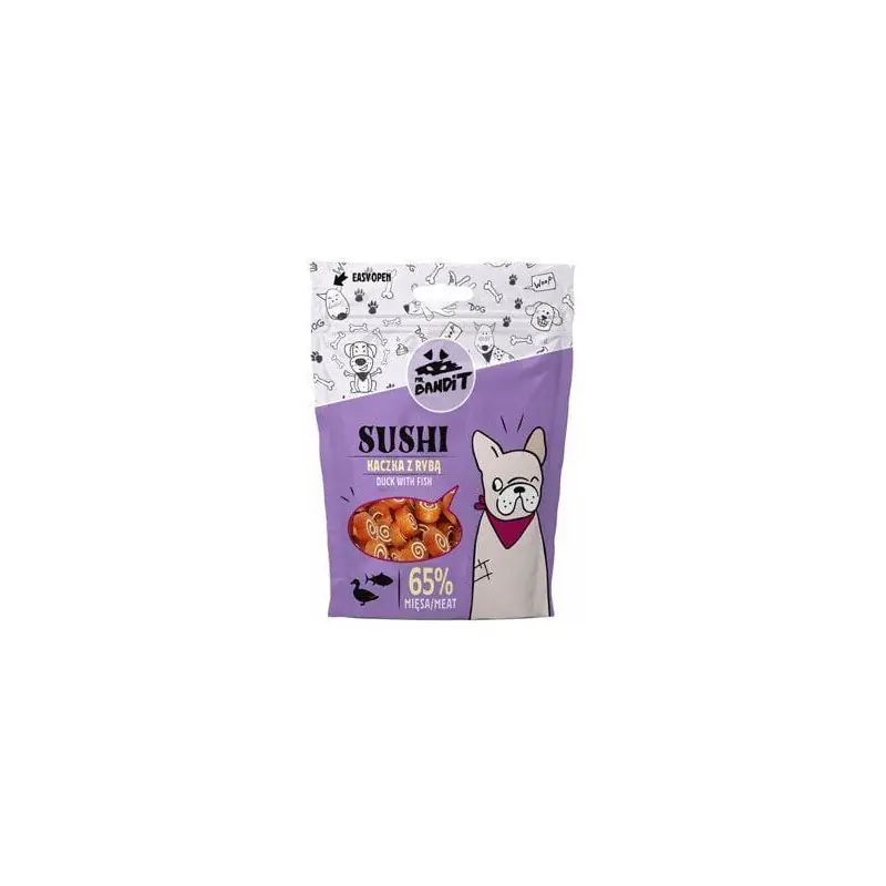 Mr.Bandit pochoutka SUSHI kachna a ryba 80g Odeslání Ihned