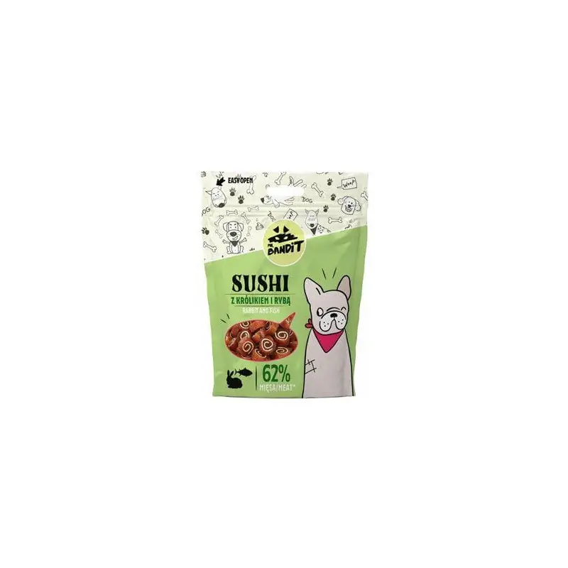Mr.Bandit pochoutka SUSHI králík a ryba 80g Cenově Výhodný