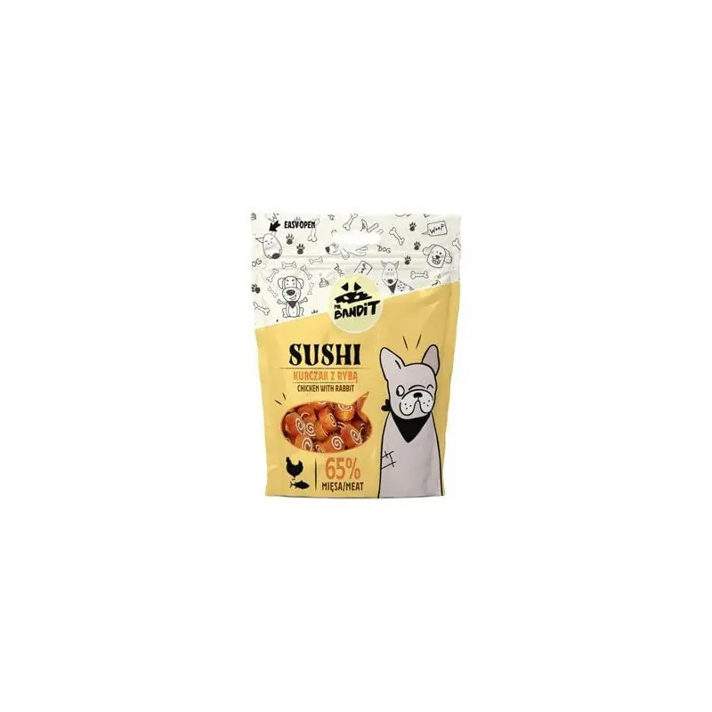 Mr.Bandit pochoutka SUSHI kuře a ryba 80g Horká Nabídka