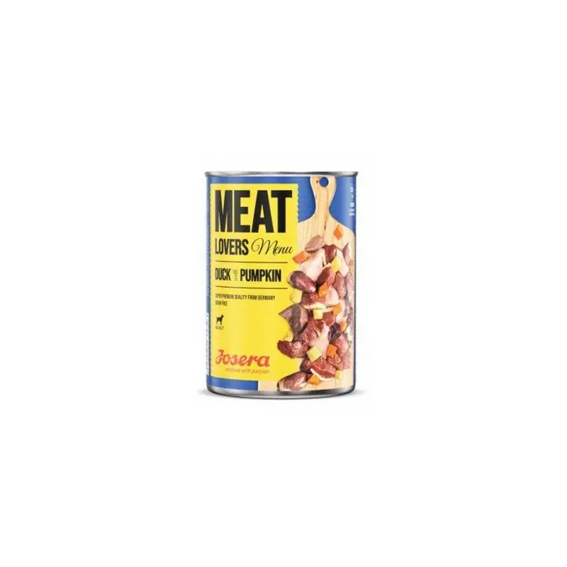 Josera Dog konz.Meat Lovers Menu Duck with Pumpk.400g Aktuální