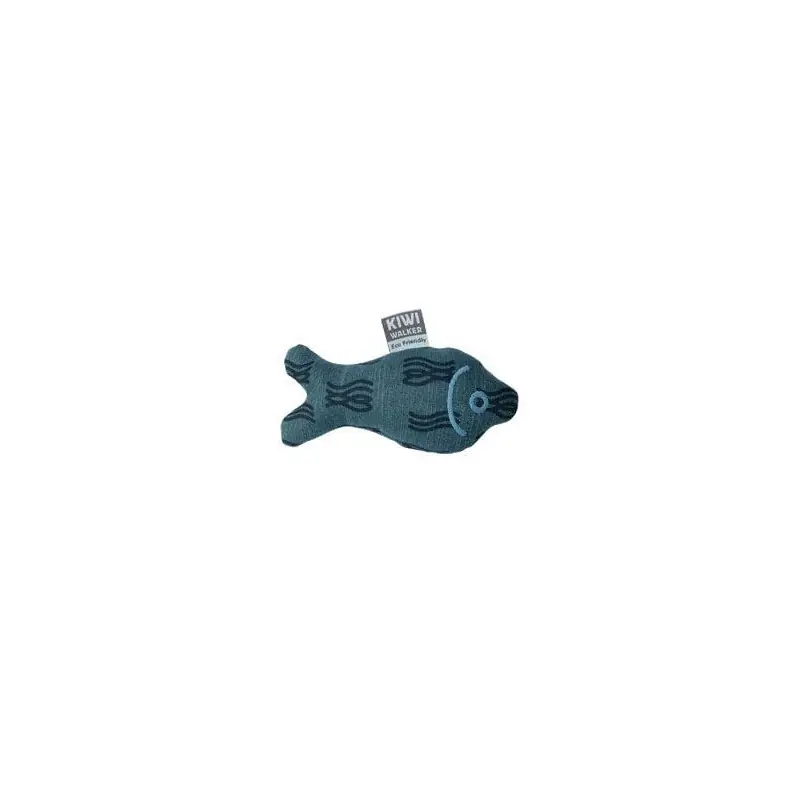 Hračka pes 4Elements Plush Fish modrá Kiwi Speciální Cena