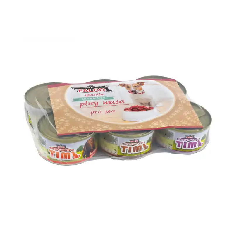 Sokol Falco Mix Balení pes TIM 6x120g Rychlé Dodání