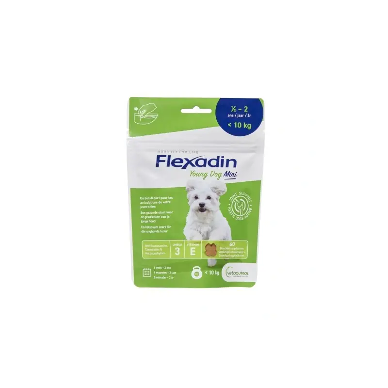 Flexadin Young Dog Mini žvýkací 60tbl Jen Po Omezenou Doba