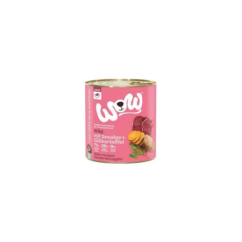 WOW konzerva Zvěřina s batáty Adult 800g Koupit Online