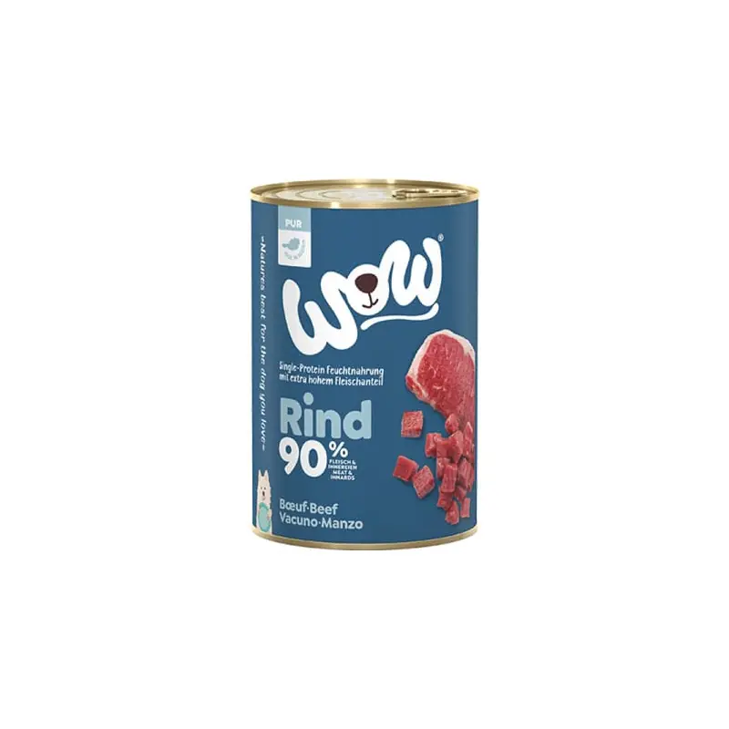 WOW konzerva PUR Hovězí monoprotein 400g Značkový