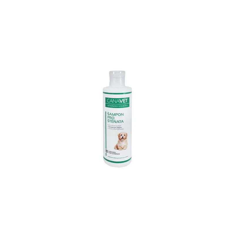 Aktuální Šampon pro štěňata CANAVET s antipar. přísadou 250ml