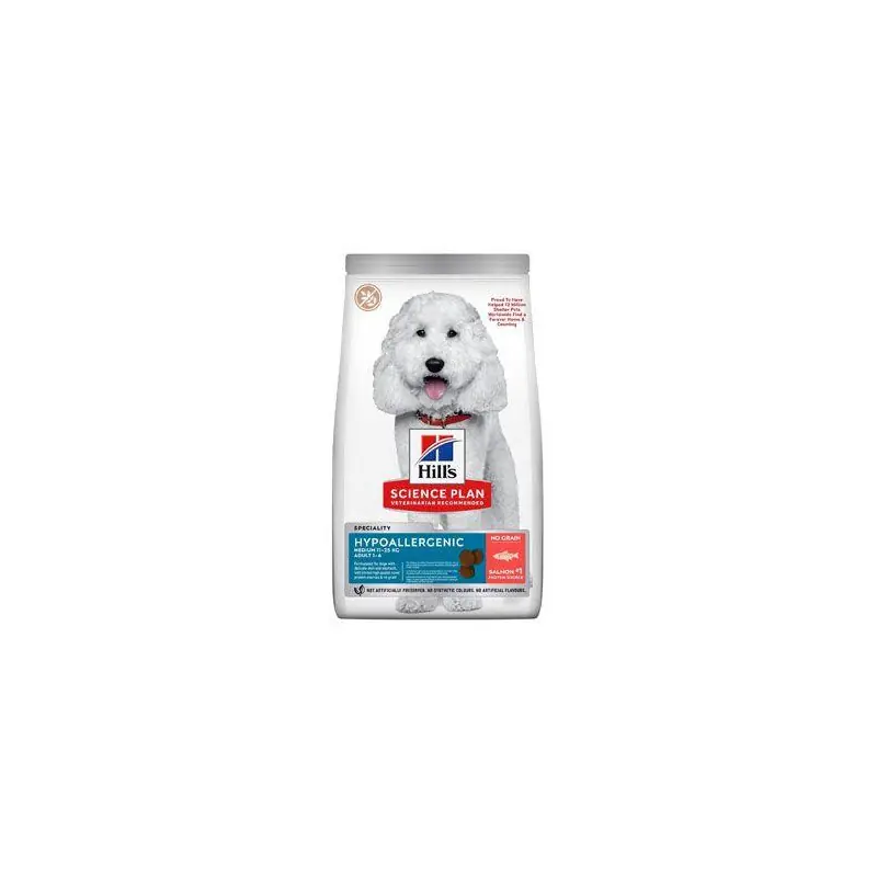 Přímo Od Výrobce Hill‘s SP Dog Adult Medium Hypoallergenic Salmon 12kg
