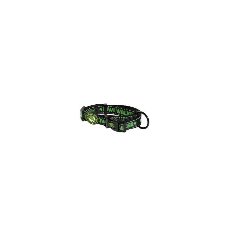 Obojek nylon 32-45/2cm zelená Kiwi Nová Kolekce