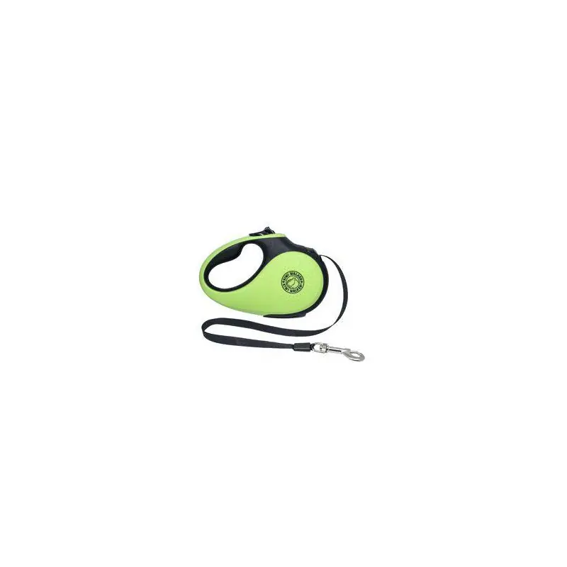 Vodítko samonavíjecí 15kg/5m zeleno/černá Kiwi Novinka