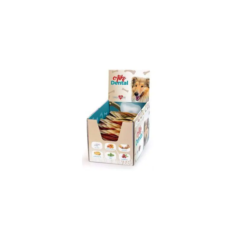 Akce Dental Dual color Twisted Stix 12,5cm/100ks box