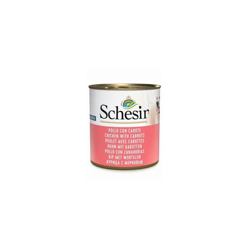 Horká Nabídka Schesir Dog konz. Adult kuře/mrkev 285g