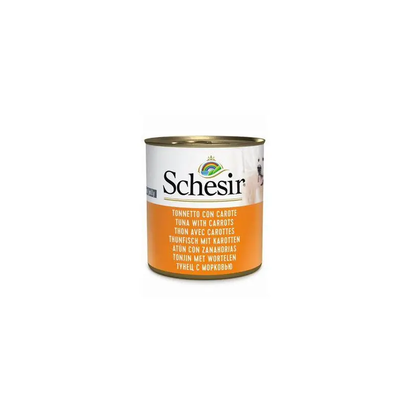 Schesir Dog konz. Adult tuňák/mrkev 285g Finální Výprodej