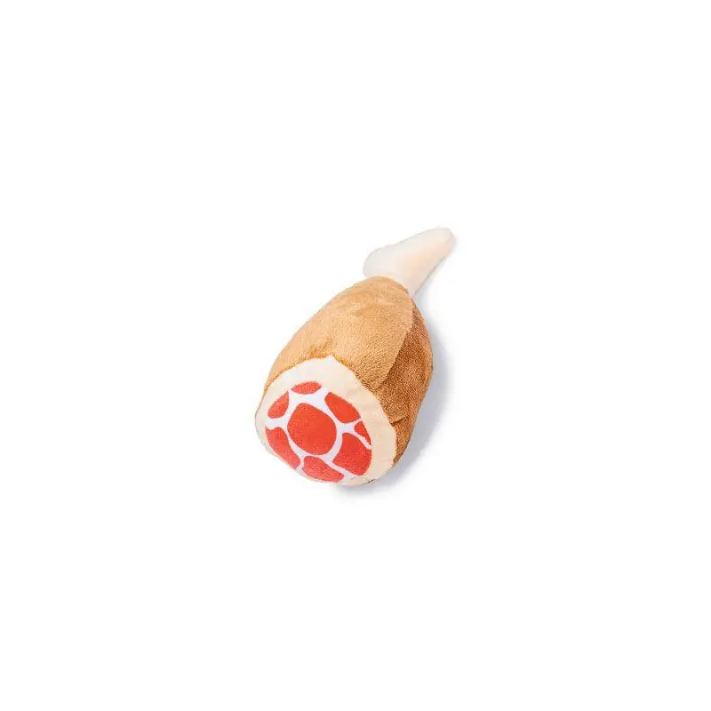 Výhodná Nabídka Hračka pes Kuřecí stehno pískací 22x12x8 cm plyš KAR
