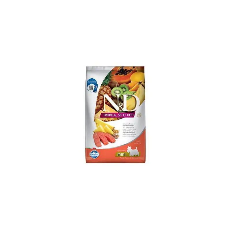 N&D TROPICAL SELECTION DOG Adult Mini Salmon 5kg Tovární Cena