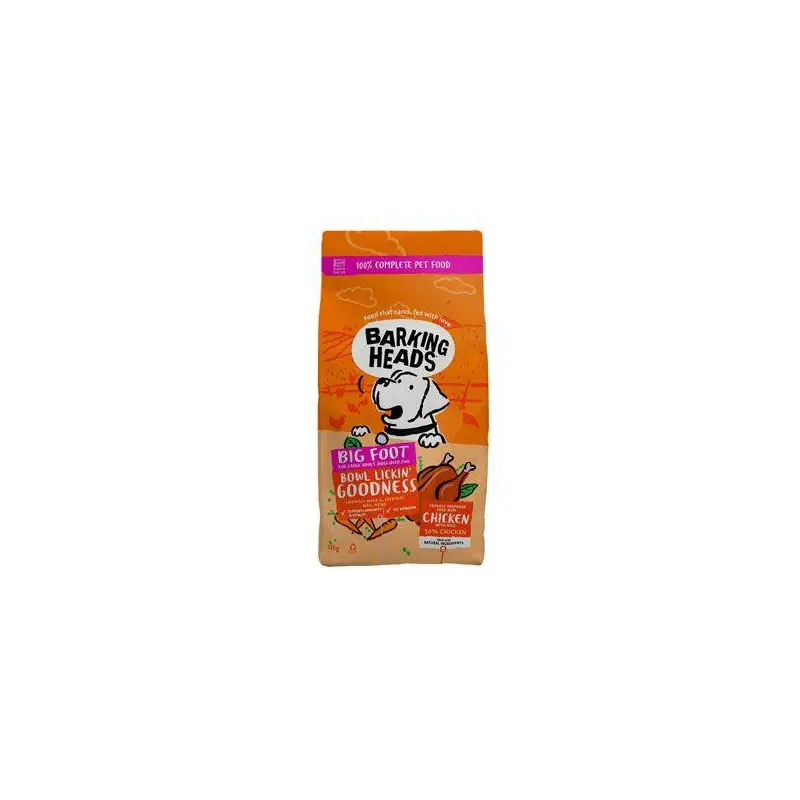 Omezená Nabídka BARKING HEADS Big Foot Bowl Lickin Good Chick 12kg