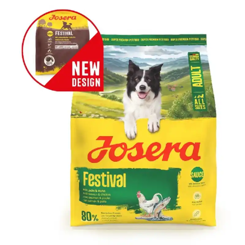 Nová Kolekce Josera Dog Festival Adult M/L Chick & Salmon 12,5kg
