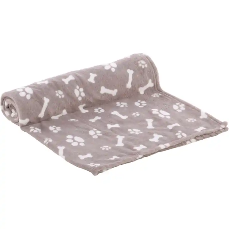 Flamingo Zuma Deka Vzor kostičky/packy Béžová 150x100cm Top Prodej