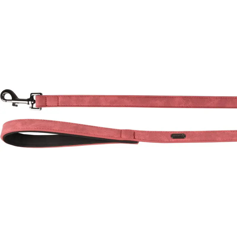 Flamingo Delu Vodítko s neoprenovým polstrováním Červená 100x2cm Zlevněný