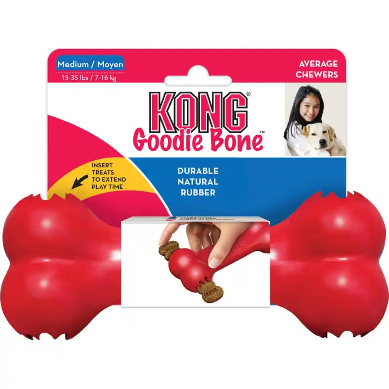 Flamingo Hračka KONG Goodie kost M Finální Výprodej