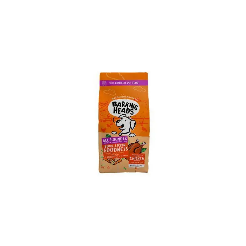 Časově Omezené BARKING HEADS All Hounder Bowl Lickin Good Chick 12kg