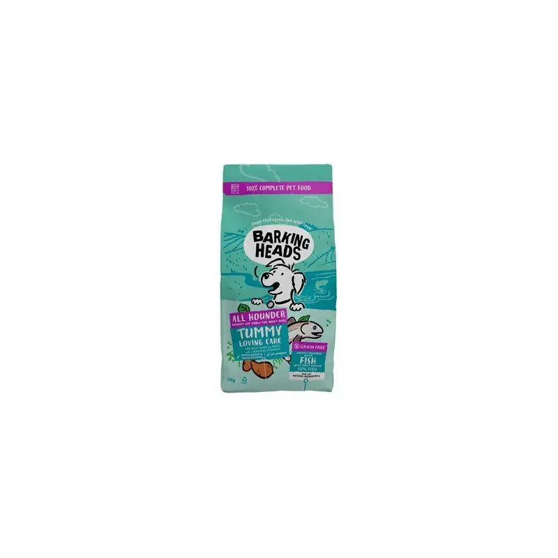 BARKING HEADS All Hounder Tummy Lovin‘ Care Fish 12kg Pouze Dnes