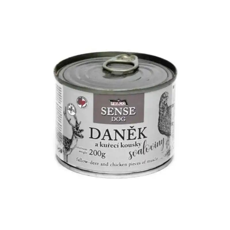 Sokol Falco SENSE DOG daněk a kuřecí 200g Přímo Od Výrobce