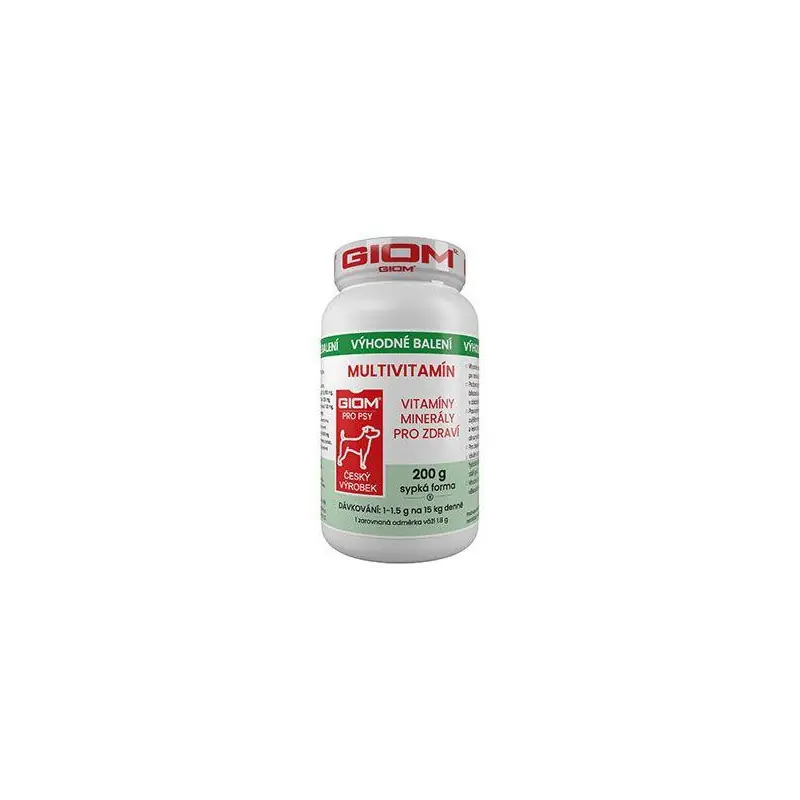 Časově Omezené Giom S pes Multivitamín 200g plv
