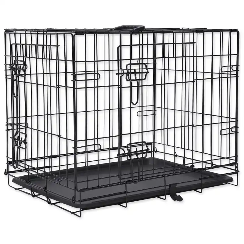 Klec Dog Fantasy skládací S 2 dveře 61x43x49cm Bezpečná Platba