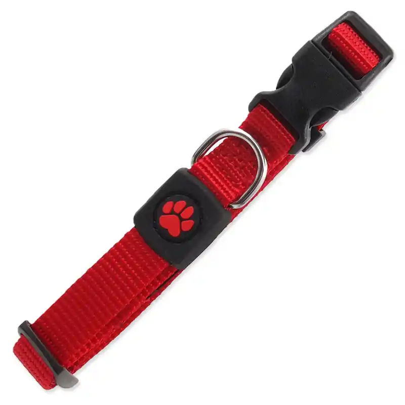 Poslední Šance Obojek Active Dog Premium S červený 1,5x27-37cm