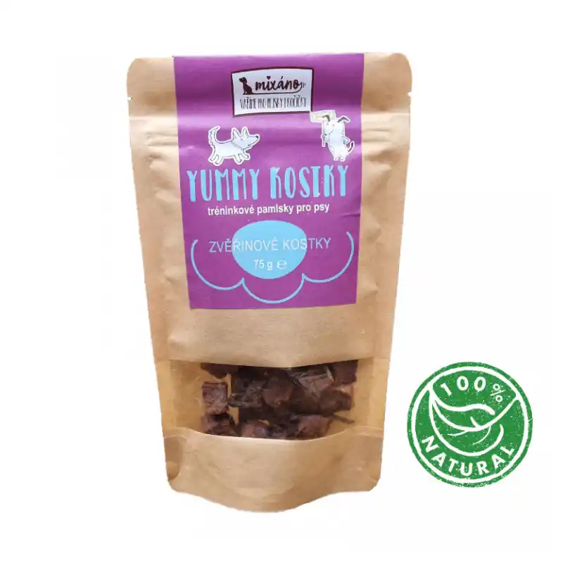 Mixáno Zvěřinové kostky 75g Víkendová Akce