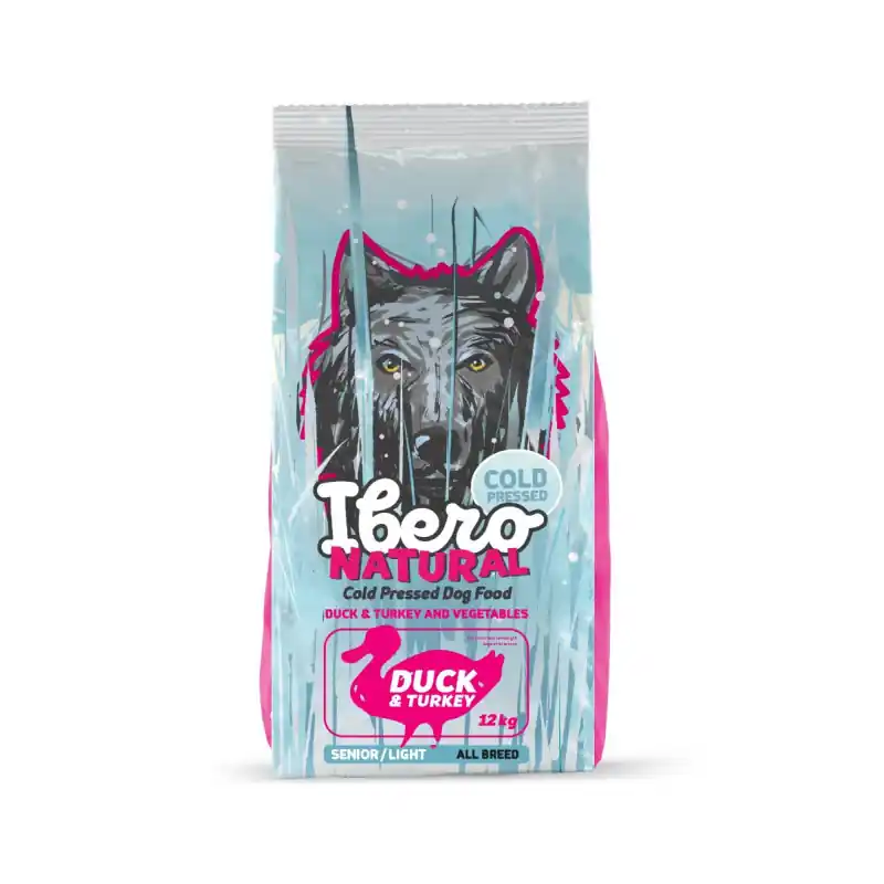 Must-Have Ibero COLD PRESSED dog SENIOR duck/turkey 12kg