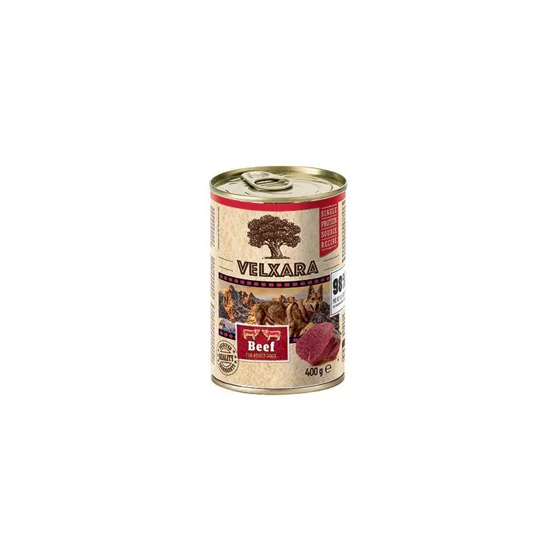 Rychlé Dodání Velxara Paté Dog Adult Beef 400g