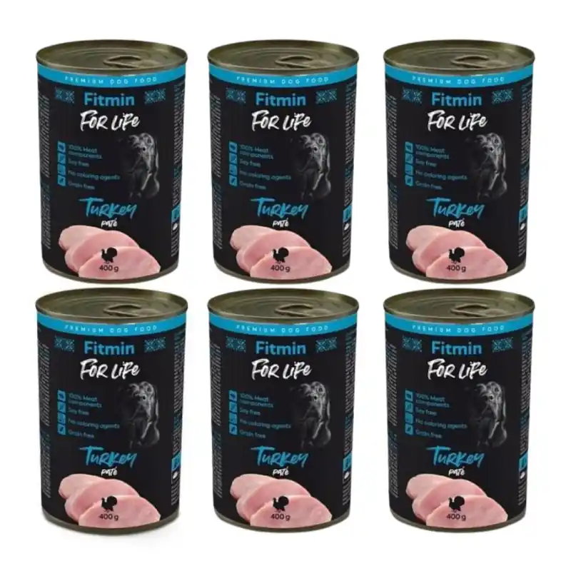 Výprodej Fitmin konz. Turkey 6x400g