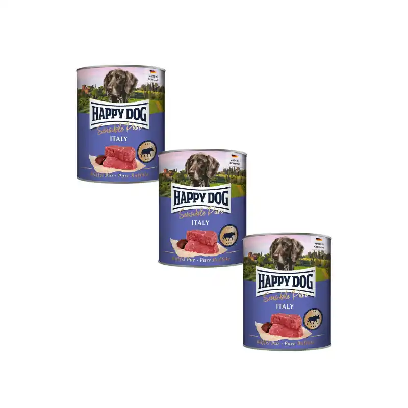 Cenová Bomba Happy Dog konz. Büffel Pur Buvolí 3x800g